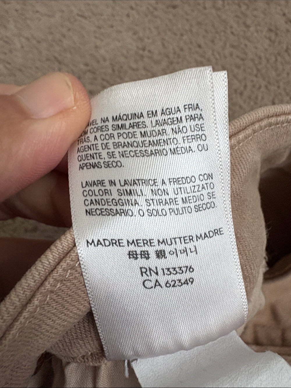 MOTHER Skinny Jeans in Light Taupe - Picture 6 of 12